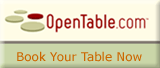Book a table via OpenTable.com
